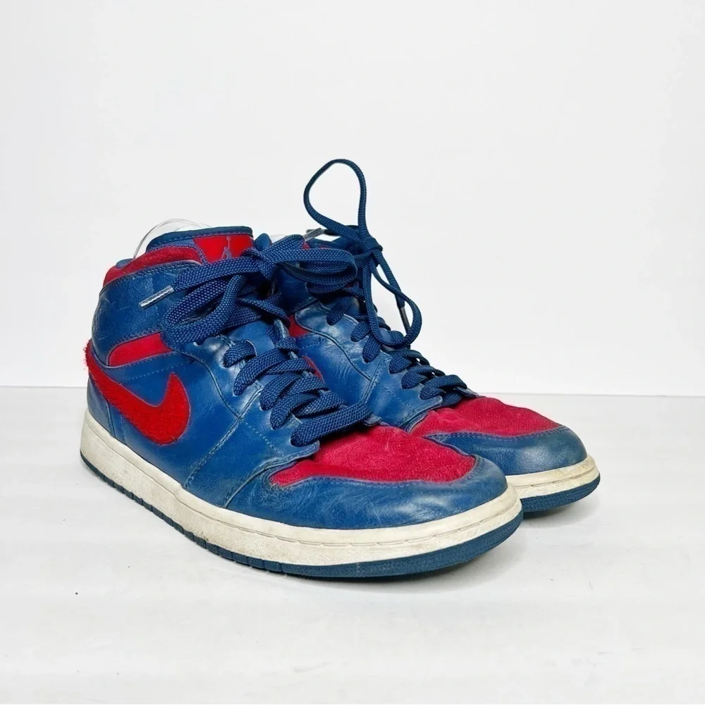 Jordan 1 Retro Phat Premier French Blue Athletic Sneakers High Top 11.5 2009